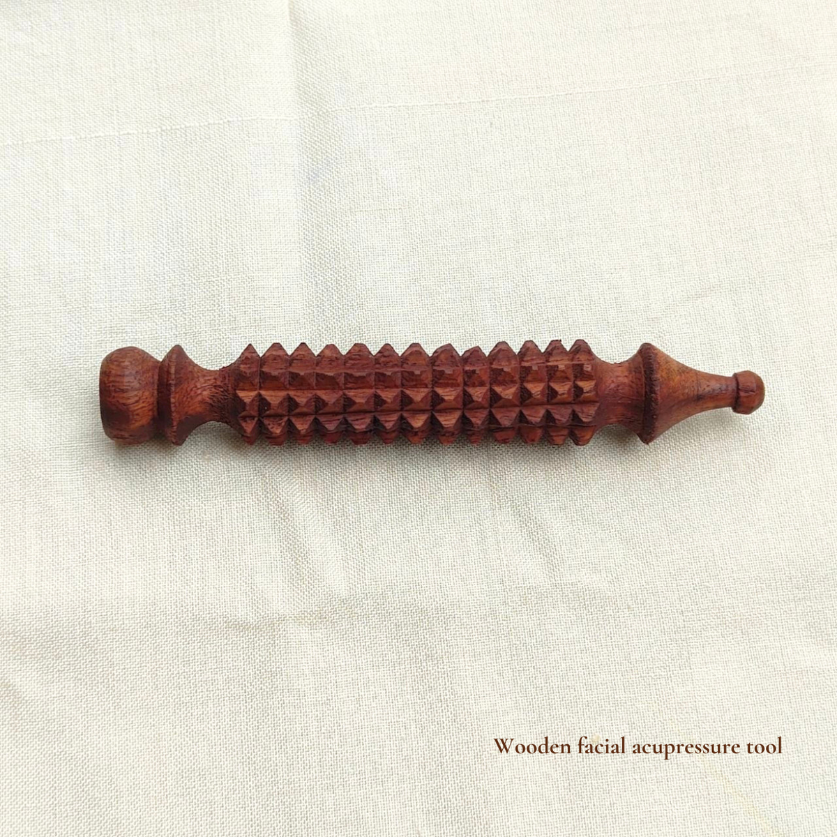 Wooden Facial Acupressure Tool wooden face massage stick